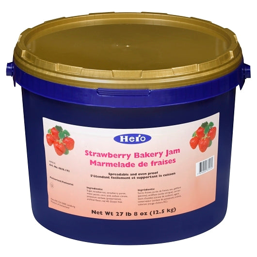 Hero STRAWBERRY Baking Jam, 1 x 27.56 lb Case - DOT product image 2