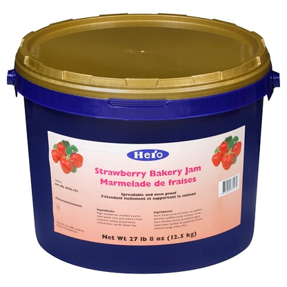 Hero STRAWBERRY Baking Jam, 1 x 27.56 lb Case - DOT product image 2