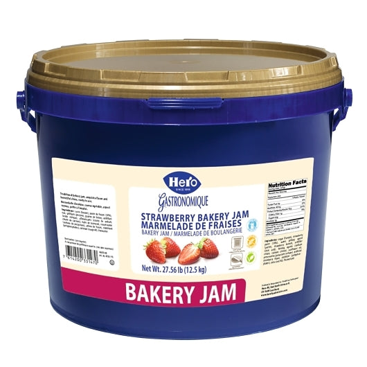 Hero STRAWBERRY Baking Jam, 1 x 27.56 lb Case - Condiments & Sauces
