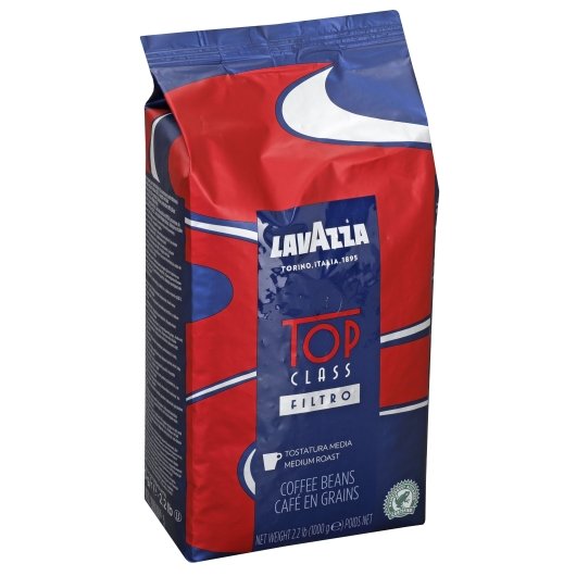 Lavazza Top Class Filter 1000 Bean, 6 x 1 each Case - Coffee & Tea