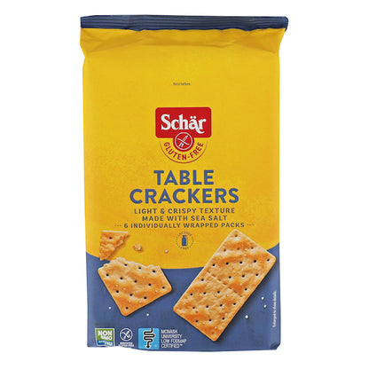 Schar Table Crackers, 5 x 7.4 oz Case - Crackers & Grahams
