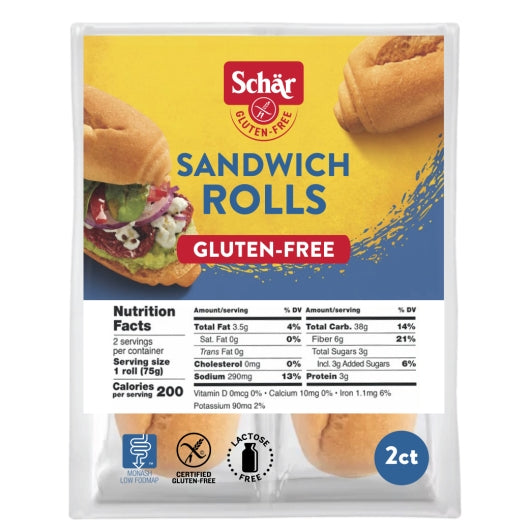 Schar Gluten Free Sandwich Rolls, 7 x 5.3 oz Case - GS1 inner-pack image