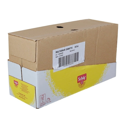 Schar Gluten Free Multigrain Ciabatta, 5 x 7.04 oz Case - GS1 closed shipping case image