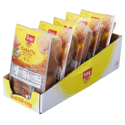 Schar GLUTEN FREE MULTIGRAIN CIABATTA, 5 x 7.04 oz Case - DOT product image 8