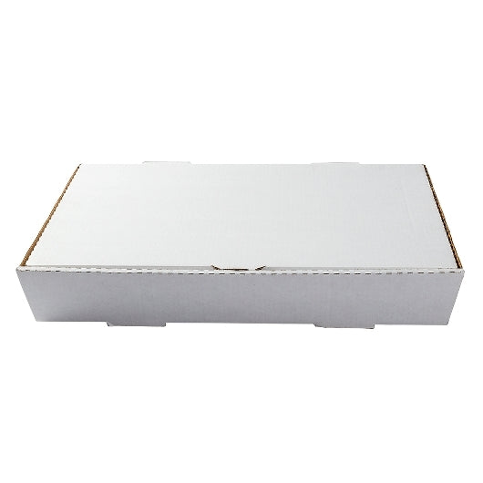 Full Pan White 21 Inch X 13 Inch X 3 Inch Full Pan White Corrugated Catering Box, 1 x 50 each Case - DOT product image 4