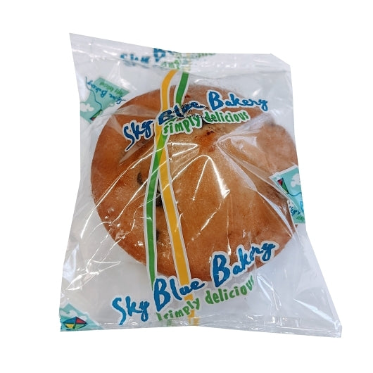 Sky Blue Foods Individually Wrapped Whole Grain Simply Blueberry Muffin, 96 x 96 x 1.6 oz Case - Breads, Rolls & Buns