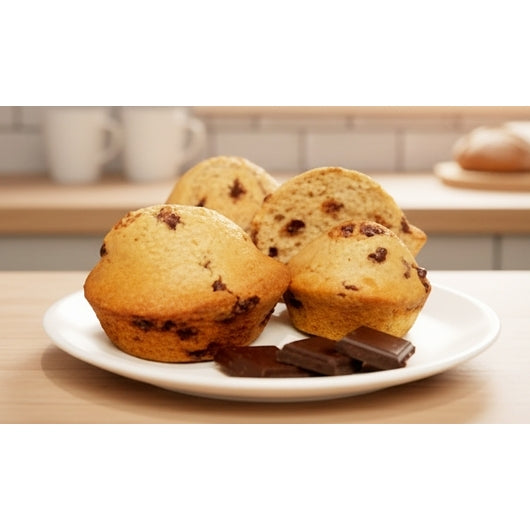 Sky Blue Foods Individually Wrapped Whole Grain Chocolate Chip Muffin, 96 x 96 x 1.6 oz Case - DOT product image 3