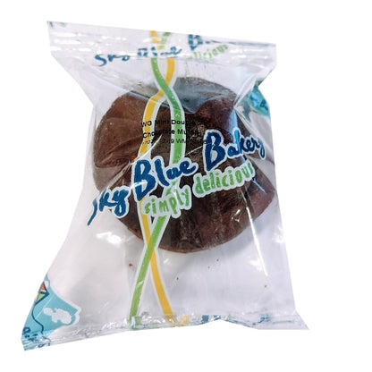 Sky Blue Foods Individually Wrapped Whole Grain Double Chocolate Muffin, 48 x 3.2 oz Case - Breads, Rolls & Buns