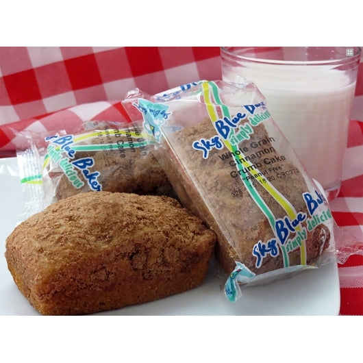 Sky Blue Foods Individually Wrapped Whole Grain Cinnamon Crumb Loaf, 72 x 72 x 3 oz Case - DOT product image 2