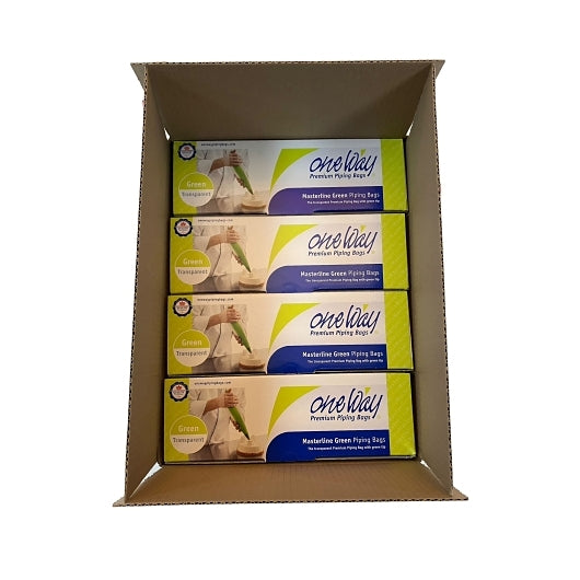 Masterline Green Disposable Piping Bag 21", 4 x 100 ct Case - Disposables