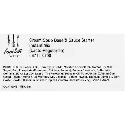 Foothill Farms Creme Potag Soup Base, 6 x 28 oz Case - DOT product image 5