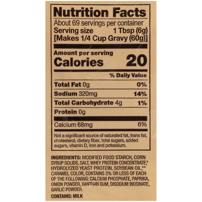 Foothill Farms Instant Brown Gravy Mix, 8 x 14 oz Case - DOT product image 7