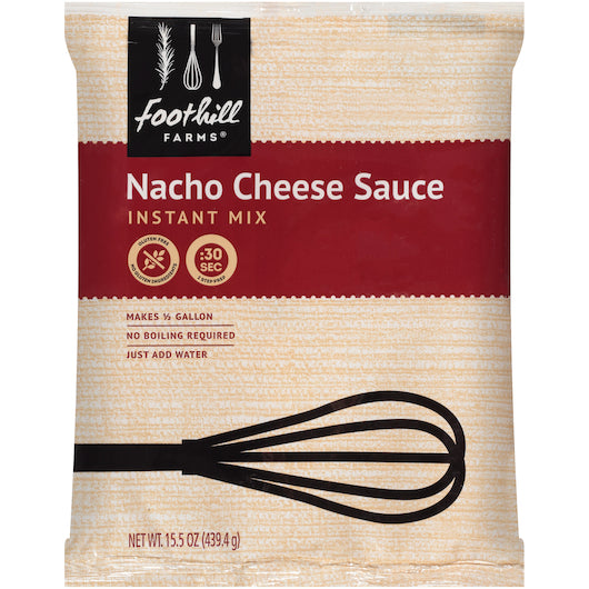 Foothill Farms Add Water Nacho Cheese Sauce Mix, 8 x 16 oz Case - DOT product image 2