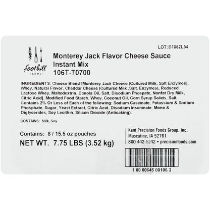 Trans Fat Free Add Water Monterey Jack Cheese Sauce Mix, 8 x 15.5 oz Case - DOT product image 6
