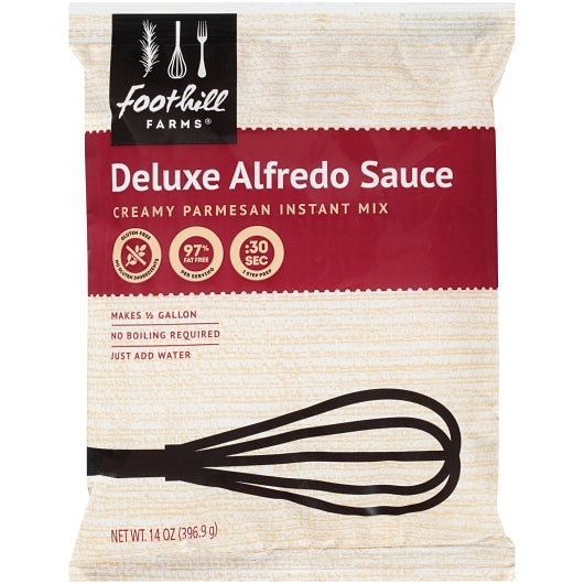 Alfredo Deluxe Sauce Deluxe Alfredo Sauce, 8 x 14 oz Case - Condiments & Sauces