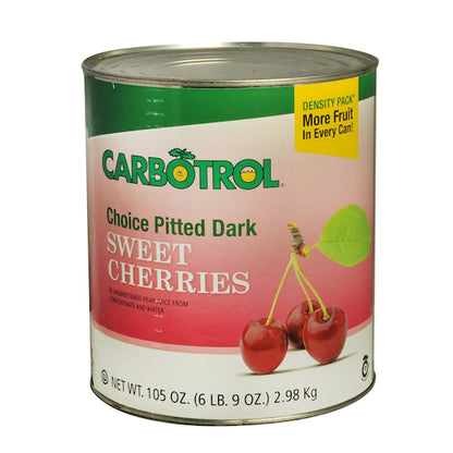 Carbotrol Pitted Sweet Dark Cherry, 6 x 105 oz Case - DOT product image 6
