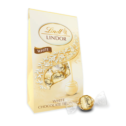 Lindt Lindor White Chocolate Truffles, 6 x 5.1 oz Case - DOT product image 2