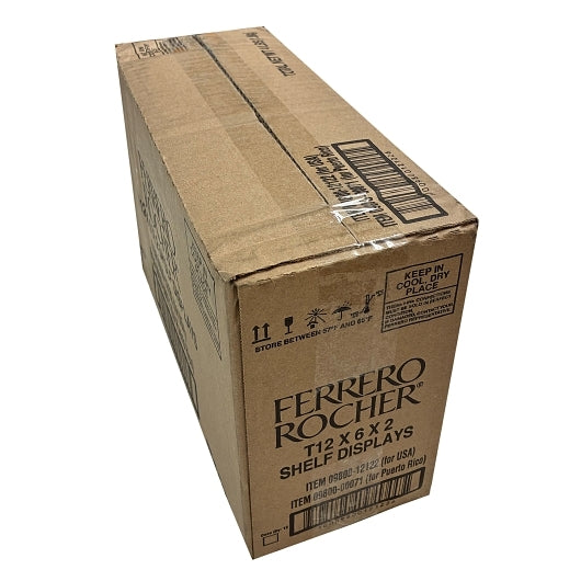 Ferrero Rocher Fine Hazelnut Chocolates Gift Box, 12 x 5.3 oz Case - DOT product image 8