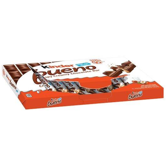 Kinder Bueno Crispy Creamy Chocolate Bar Everyday Carton Case, 10 x 7.5 oz Case - Candy & Confections