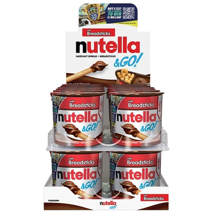 Nutella & Go! Hazelnut Spread With Breadsticks, 24 x 1.8 oz Case - DOT product image 4