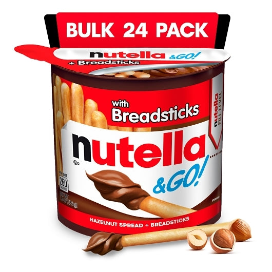 Nutella & Go! Hazelnut Spread With Breadsticks, 24 x 1.8 oz Case - DOT product image 2