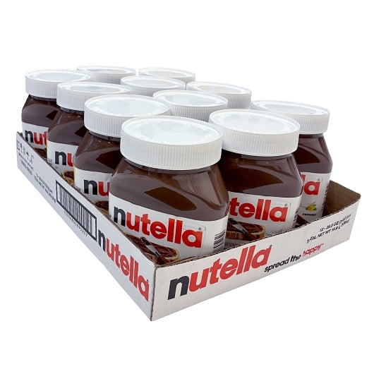 Nutella Hazelnut Spread Jar, 12 x 26.5 oz Case - GS1 open-case image