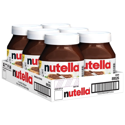 Nutella Hazelnut Spread Jar, 6 x 26.5 oz Case - DOT product image 3