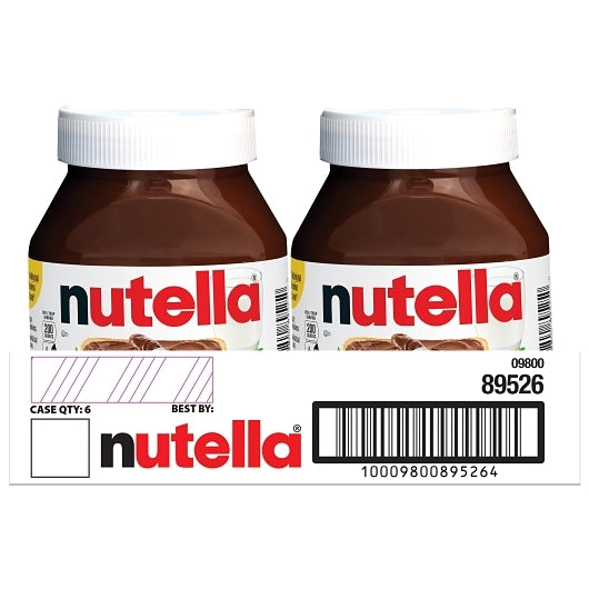Nutella Hazelnut Spread Jar, 6 x 26.5 oz Case - DOT product image 2