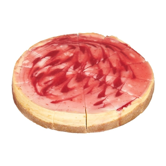 The Father's Table Glazed Strawberry Swirl Cheesecake, 2 x 68 oz Case - Bakery & Desserts