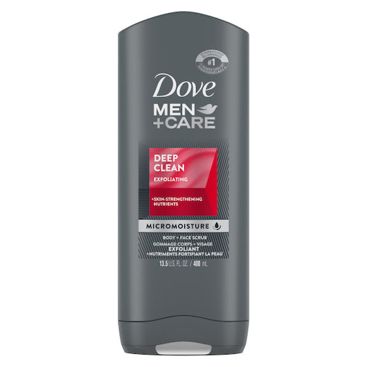 Uniliver Dove Mens Men+Care Aqua Body And Face Wash, 6 x 13.5 fl oz Case - Front/center packaged product image