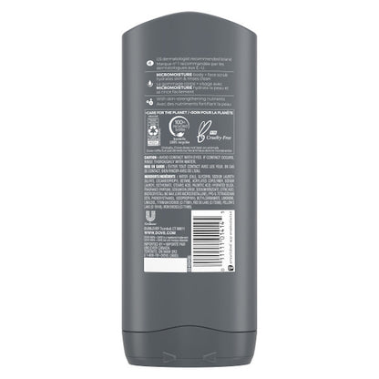 Uniliver Dove Mens Men+Care Aqua Body And Face Wash, 6 x 13.5 fl oz Case - Alternate product angle or state