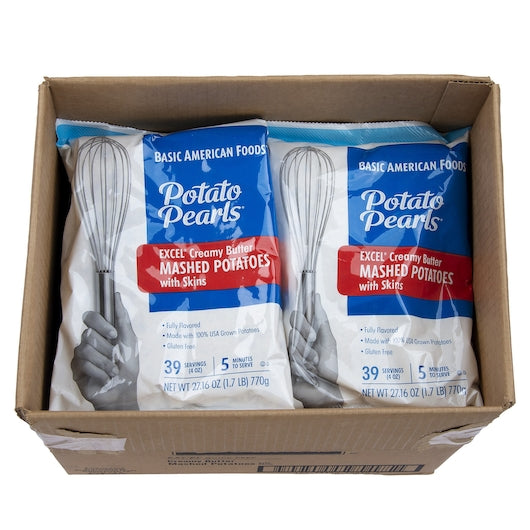 Potato Excel Creamy Butter Mashed Potatoes with Skins, 12 x 27.16 oz Case - DOT product image 7