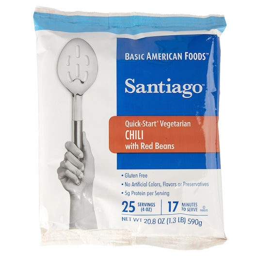 BAF Santiago QUICK START HOMESTYLE Chili POUCH, 6 x 20.8 oz Case - DOT product image 2