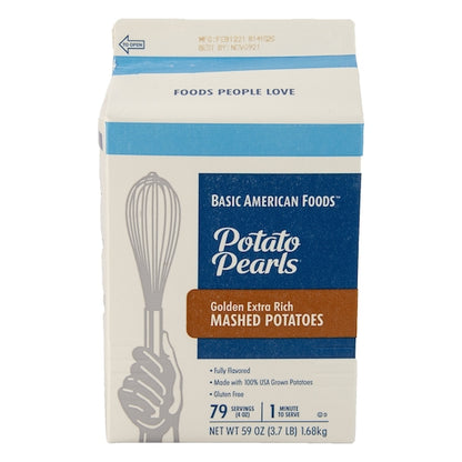 Golden Potato Pearls Extra Rich Mashed Potatoes, 6 x 3.7 lb Case - DOT product image 2