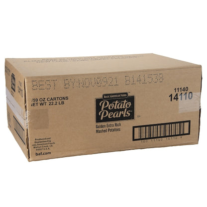Golden Potato Pearls Extra Rich Mashed Potatoes, 6 x 3.7 lb Case - DOT product image 6