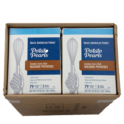 Golden Potato Pearls Extra Rich Mashed Potatoes, 6 x 3.7 lb Case - DOT product image 5