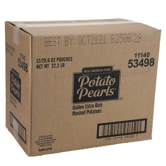Golden Potato Pearls Golden Extra Rich Mashed Potatoes, 12 x 29.6 oz Case - DOT product image 6