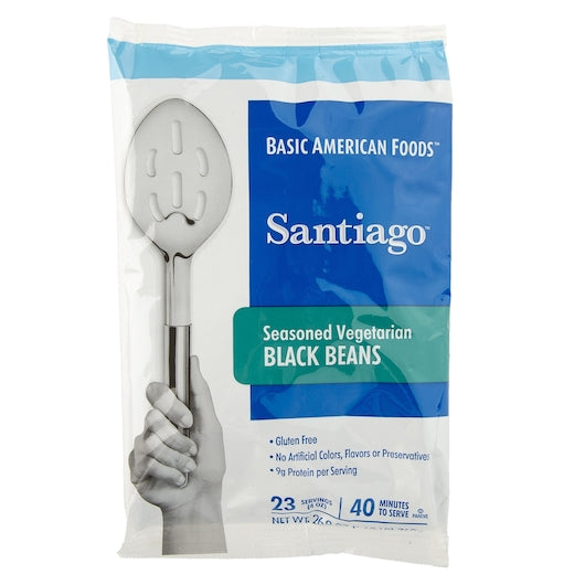 Santiago Seasoned Black Beans, 6 x 26.9 oz Case - DOT product image 2