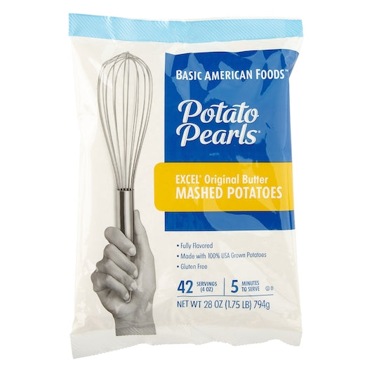Excel Potato Pearls Excel Original Butter Mashed Potatoes, 12 x 28 oz Case - DOT product image 2