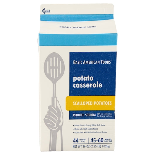 Classic Casserole Scalloped Reduced Sodium Scalloped Potato Casserole Kit, 6 x 2.25 lb Case - DOT product image 3
