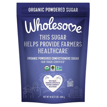 Wholesome Sweetener Organic Powdered Sugar, 6 x 1 lb Case - DOT product image 2