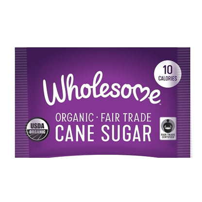 Wholesome Organic Cane Sugar Packets, 1000 x 2.6 GR Case - Pantry Ingredients