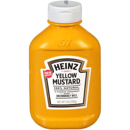 Mustard Forever Full Yellow Squeeze Mustard Bottle, 16 x 9 oz Case - DOT product image 3