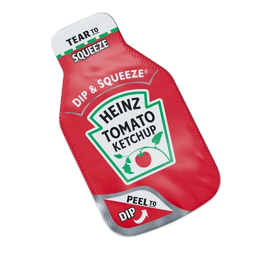 Heinz Dip And Squeeze Tomato Ketchup Single Serve, 500 x 27 GR Case - Condiments & Sauces