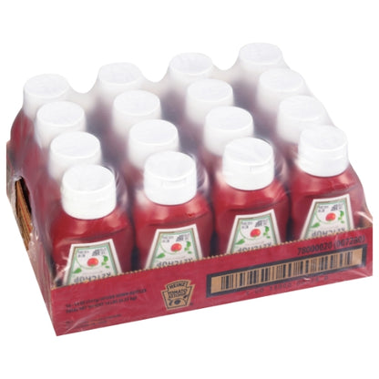 Heinz Red Plastic Top Down Ketchup Bottle, 16 x 14 oz Case - DOT product image 6