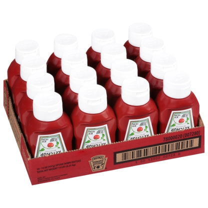 Heinz Red Plastic Top Down Ketchup Bottle, 16 x 14 oz Case - DOT product image 5