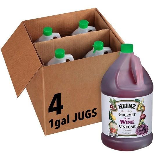 Heinz Red Wine Vinegar Bulk, 4 x 1 GA Case - Pantry Ingredients