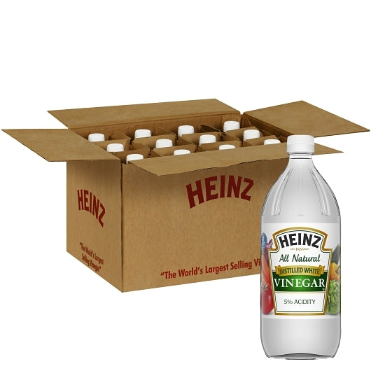 White Glass Vinegar Distilled White Vinegar Bottle, 12 x 946 ML Case - GS1 mobile-ready hero image