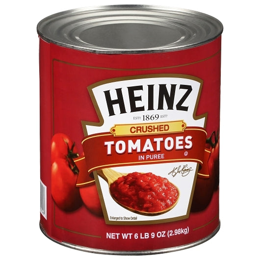 Heinz Crushed Tomatoes in Puree, 6 x 105 oz Case - Pantry Ingredients - image 2