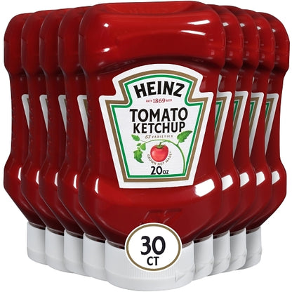 Ketchup Upside Down Ketchup Bottle, 30 x 20 oz Case - Condiments & Sauces